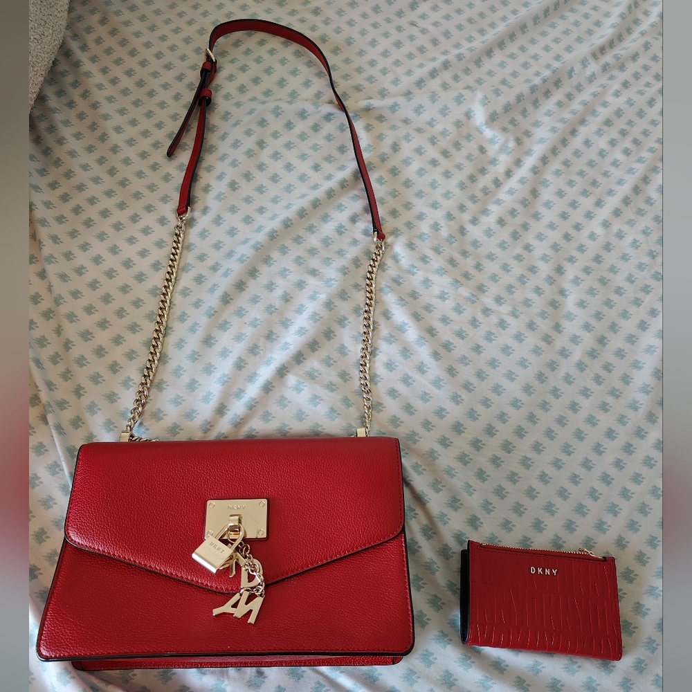 DKNY crossbody and wallet